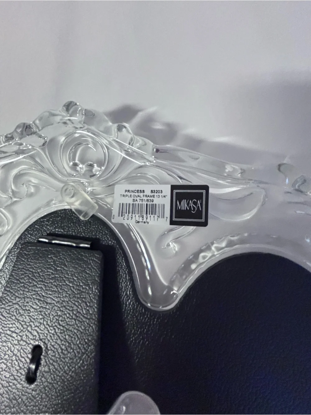 Made in Germany Crystal Oval 3-Photo Frame